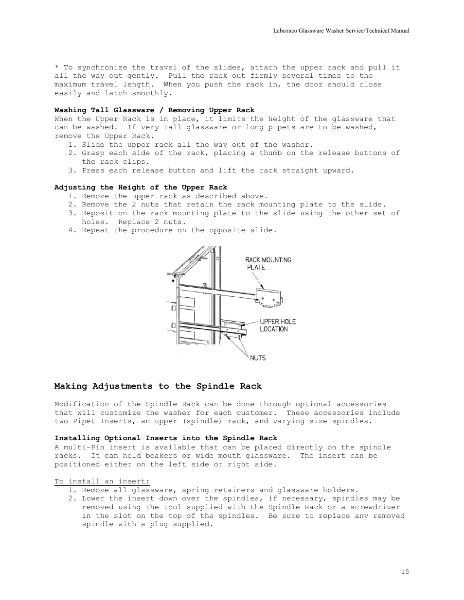 Labconco SteamScrubbe & FlaskScrubbe Glassware Washers 44204 Series User Manual | Page 21 / 81