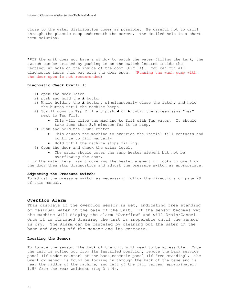 Labconco SteamScrubbe & FlaskScrubbe Glassware Washers 44204 Series User Manual | Page 36 / 81