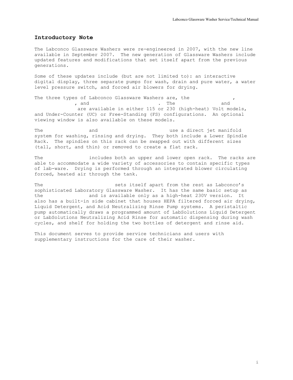 Labconco SteamScrubbe & FlaskScrubbe Glassware Washers 44204 Series User Manual | Page 4 / 81