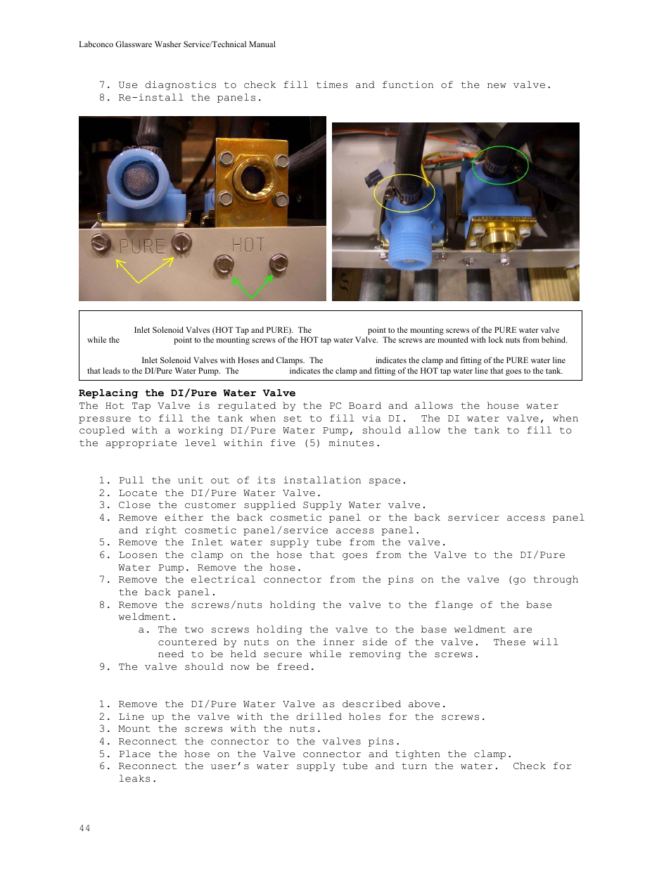Labconco SteamScrubbe & FlaskScrubbe Glassware Washers 44204 Series User Manual | Page 50 / 81