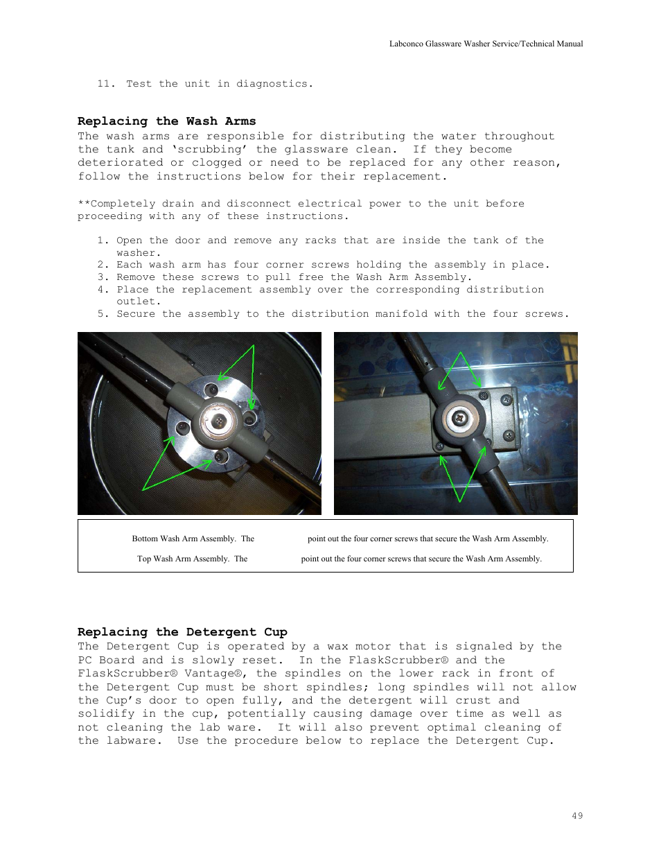 Labconco SteamScrubbe & FlaskScrubbe Glassware Washers 44204 Series User Manual | Page 55 / 81