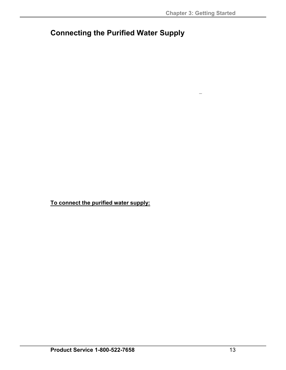 Connecting the purified water supply | Labconco SteamScrubbe & FlaskScrubbe Glassware Washers 45781 Series User Manual | Page 17 / 71