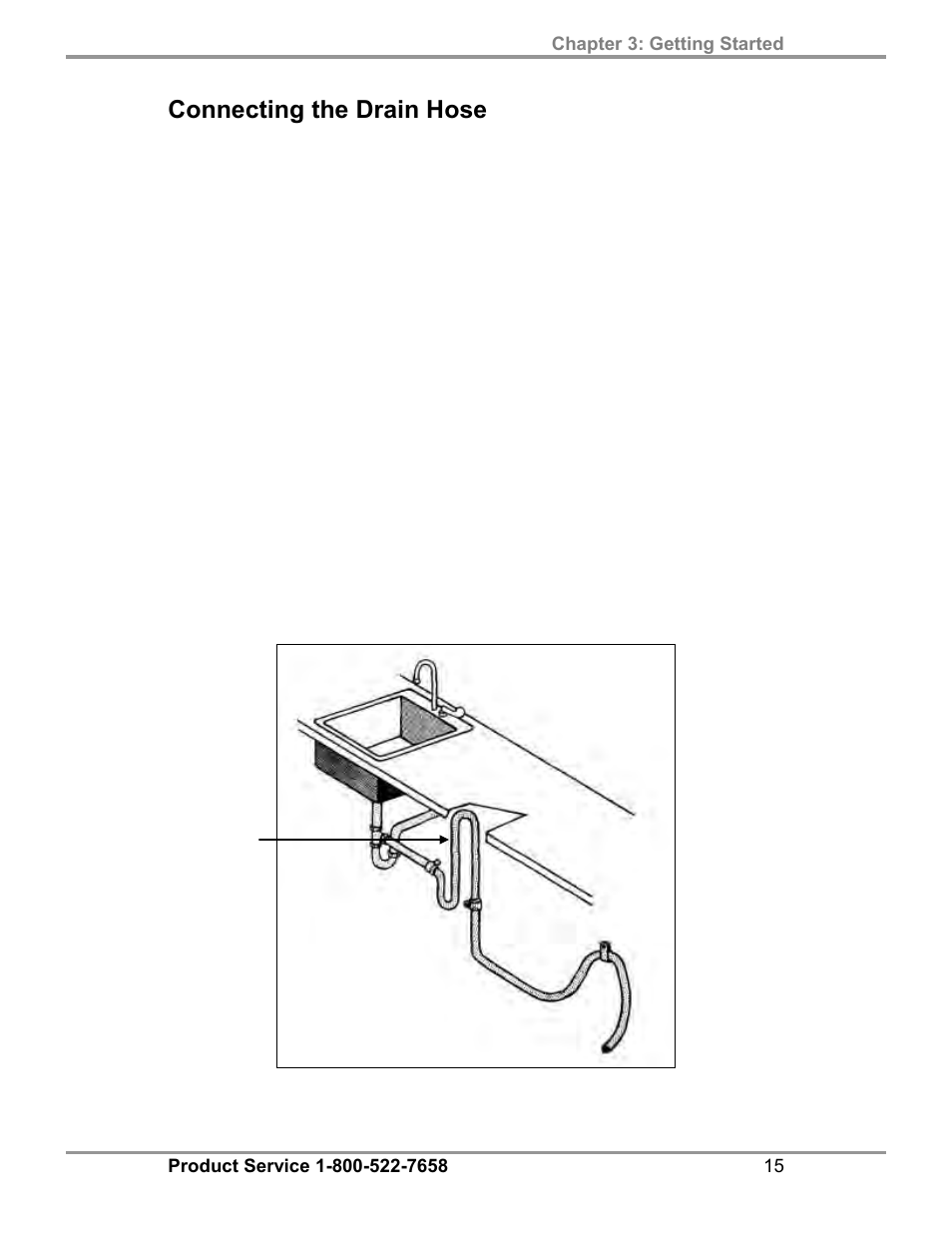 Connecting the drain hose | Labconco SteamScrubbe & FlaskScrubbe Glassware Washers 45781 Series User Manual | Page 19 / 71