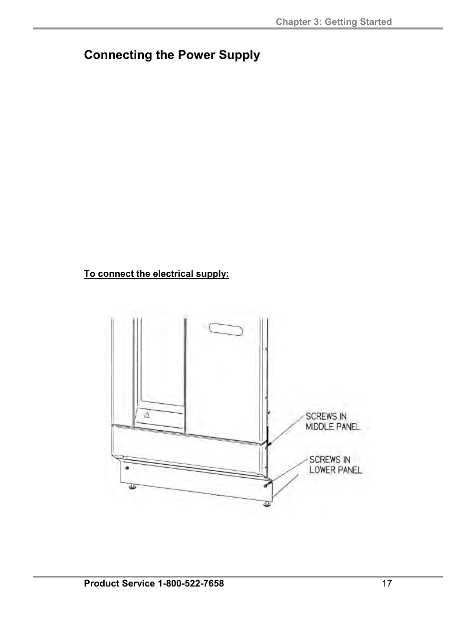 Connecting the power supply | Labconco SteamScrubbe & FlaskScrubbe Glassware Washers 45781 Series User Manual | Page 21 / 71