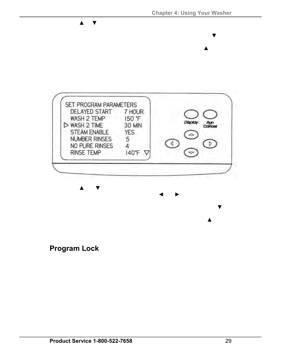 Program lock | Labconco SteamScrubbe & FlaskScrubbe Glassware Washers 45781 Series User Manual | Page 33 / 71