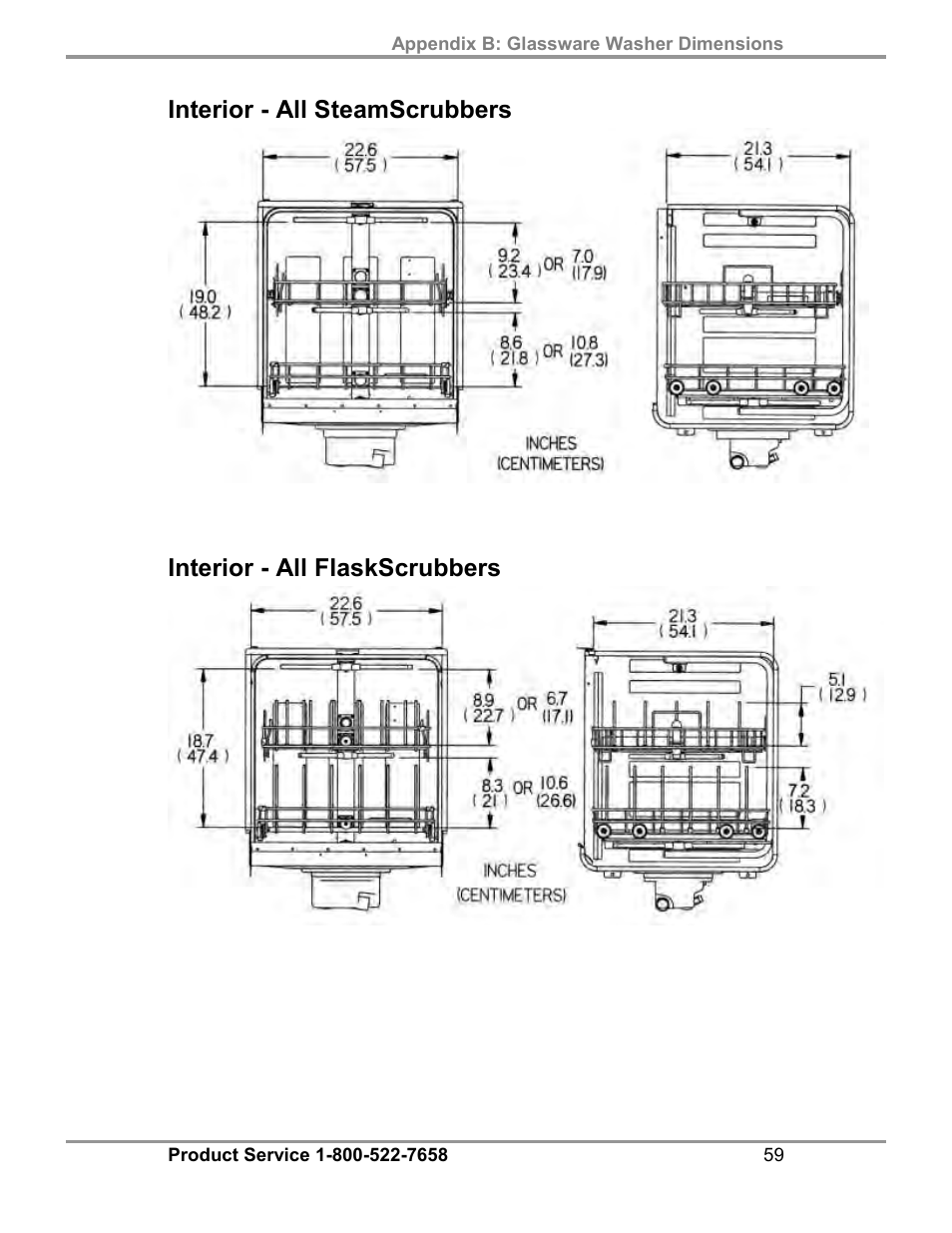 Labconco SteamScrubbe & FlaskScrubbe Glassware Washers 45781 Series User Manual | Page 63 / 71