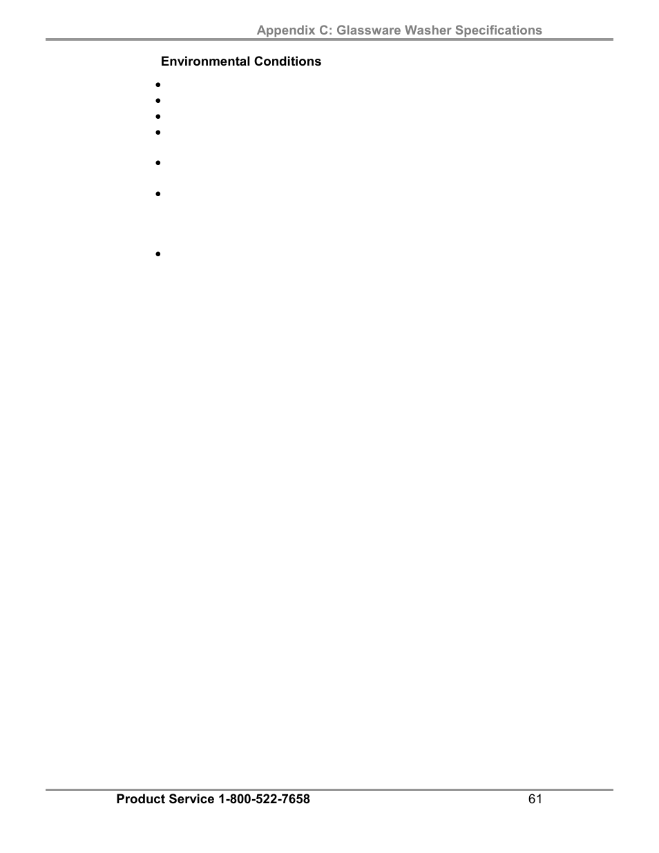 Labconco SteamScrubbe & FlaskScrubbe Glassware Washers 45781 Series User Manual | Page 65 / 71