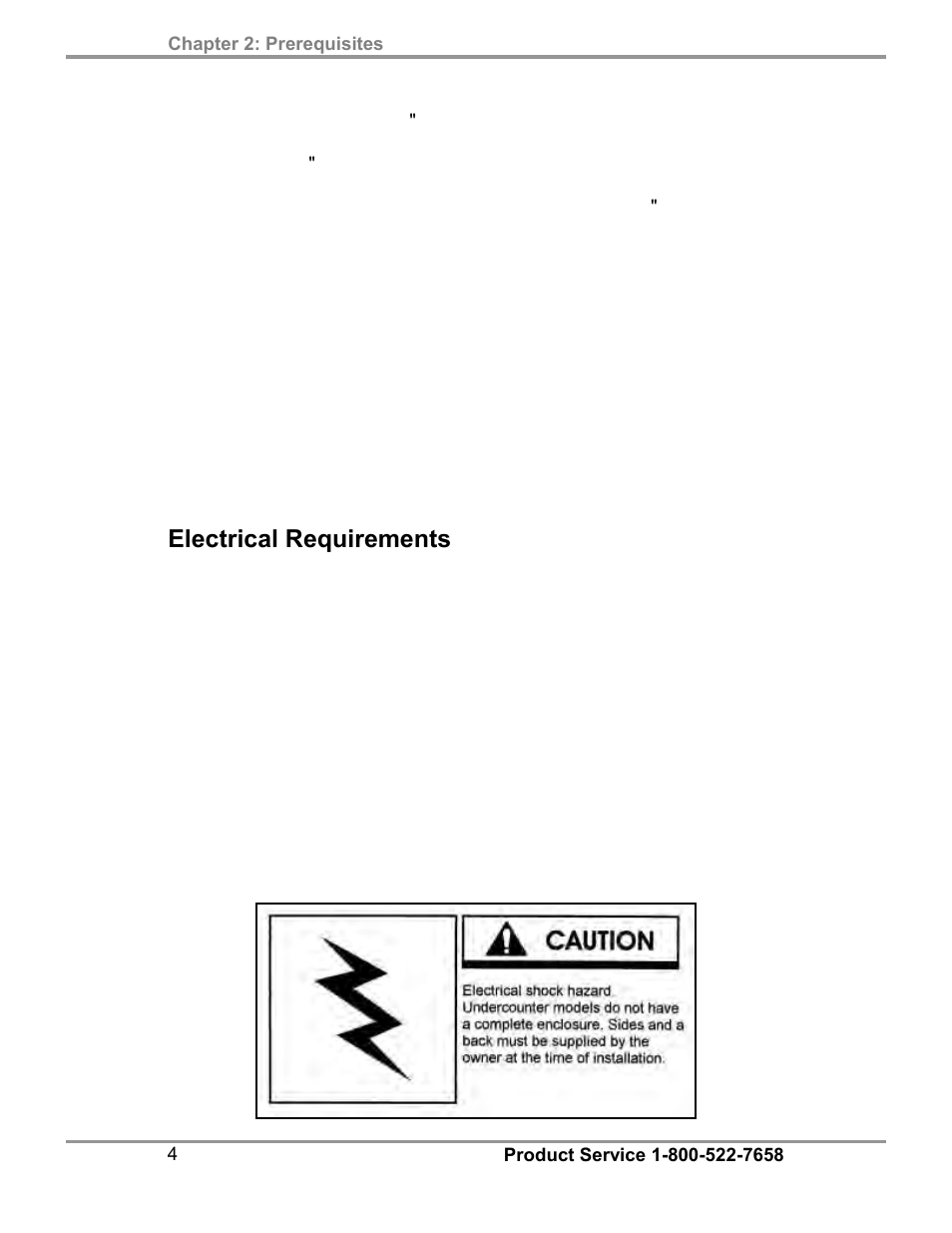 Electrical requirements | Labconco SteamScrubbe & FlaskScrubbe Glassware Washers 45781 Series User Manual | Page 8 / 71
