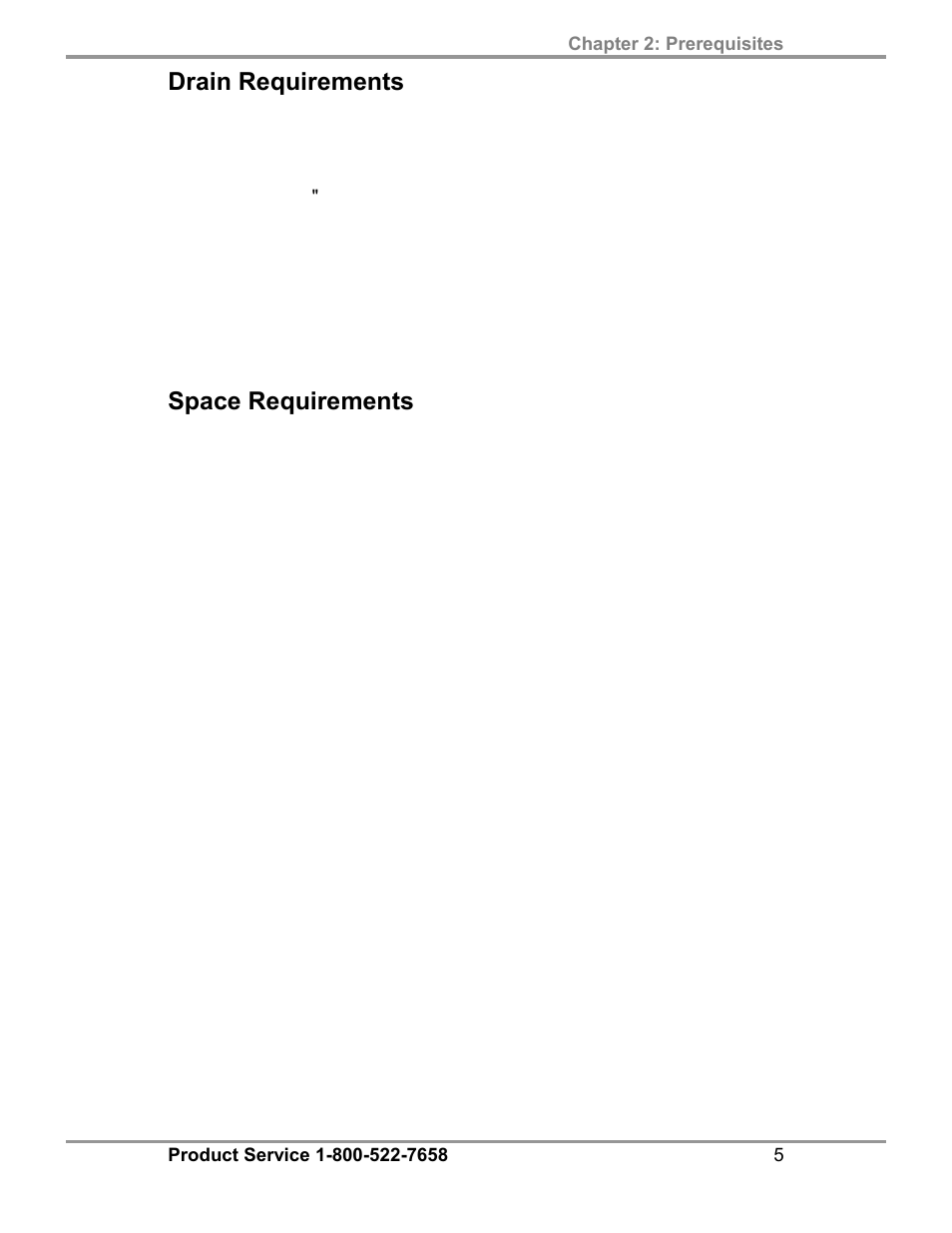 Drain requirements, Space requirements | Labconco SteamScrubbe & FlaskScrubbe Glassware Washers 45781 Series User Manual | Page 9 / 71