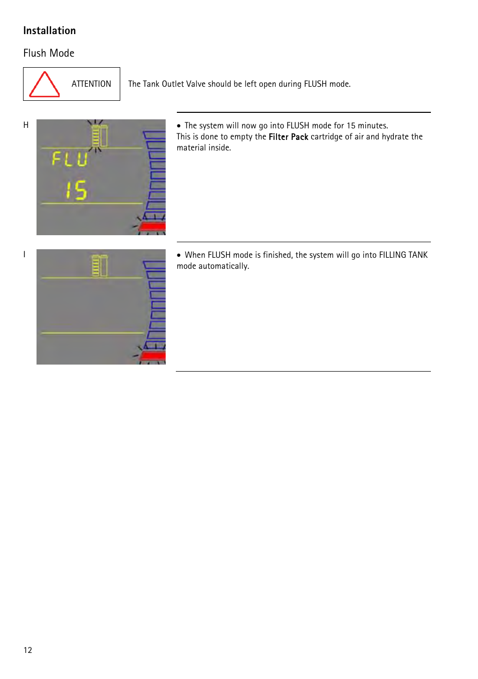 Flush mode | Labconco WaterPr BT Systems 90151 Series User Manual | Page 20 / 74