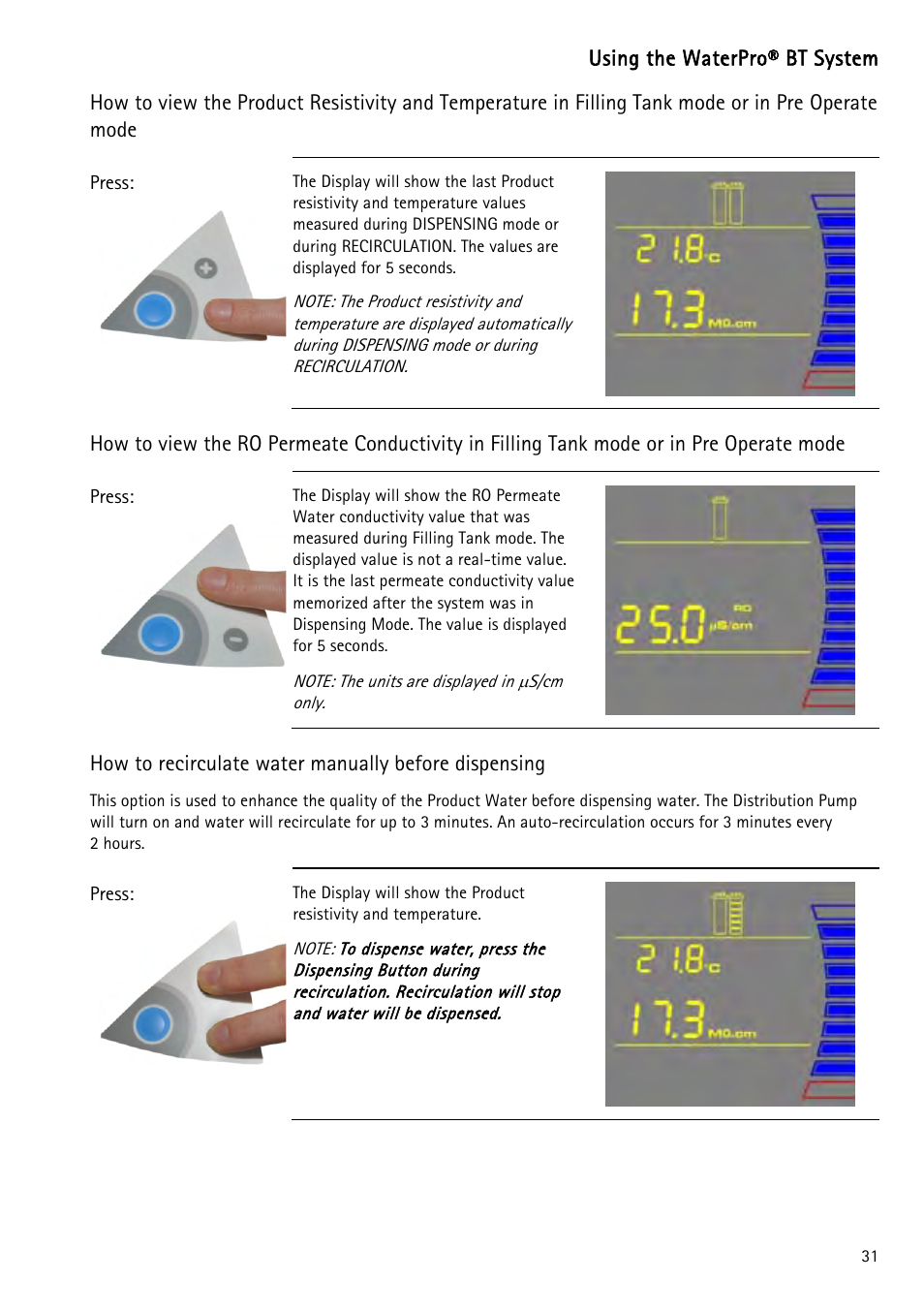 Labconco WaterPr BT Systems 90151 Series User Manual | Page 39 / 74