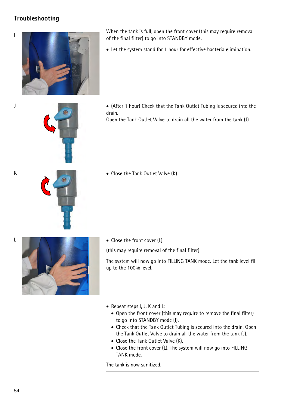 Labconco WaterPr BT Systems 90151 Series User Manual | Page 62 / 74