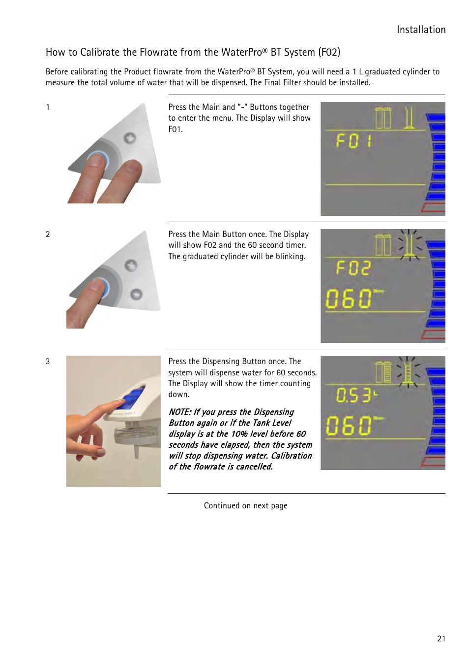 Labconco WaterPr BT Systems 90153 Series User Manual | Page 29 / 76