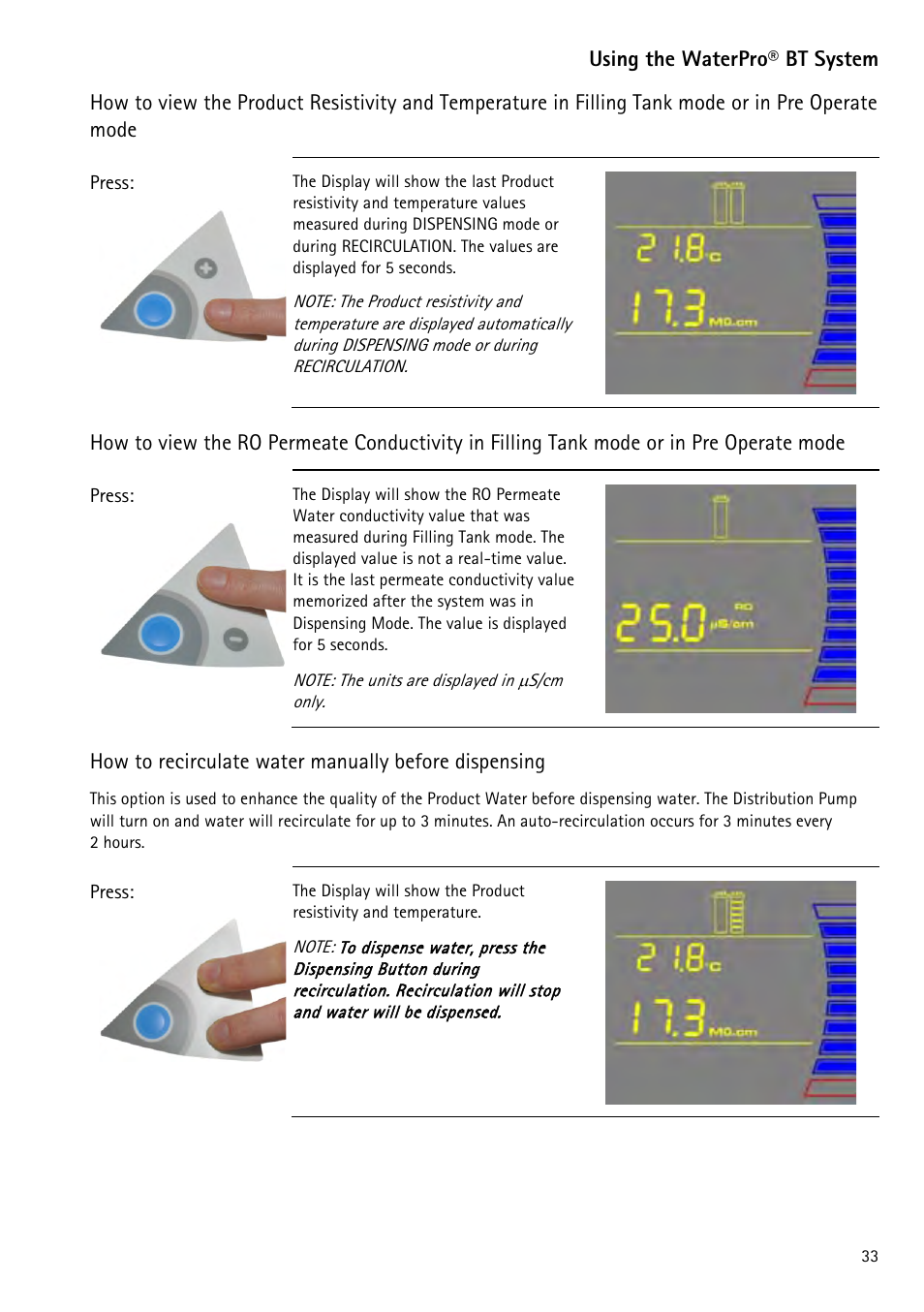 Labconco WaterPr BT Systems 90153 Series User Manual | Page 41 / 76