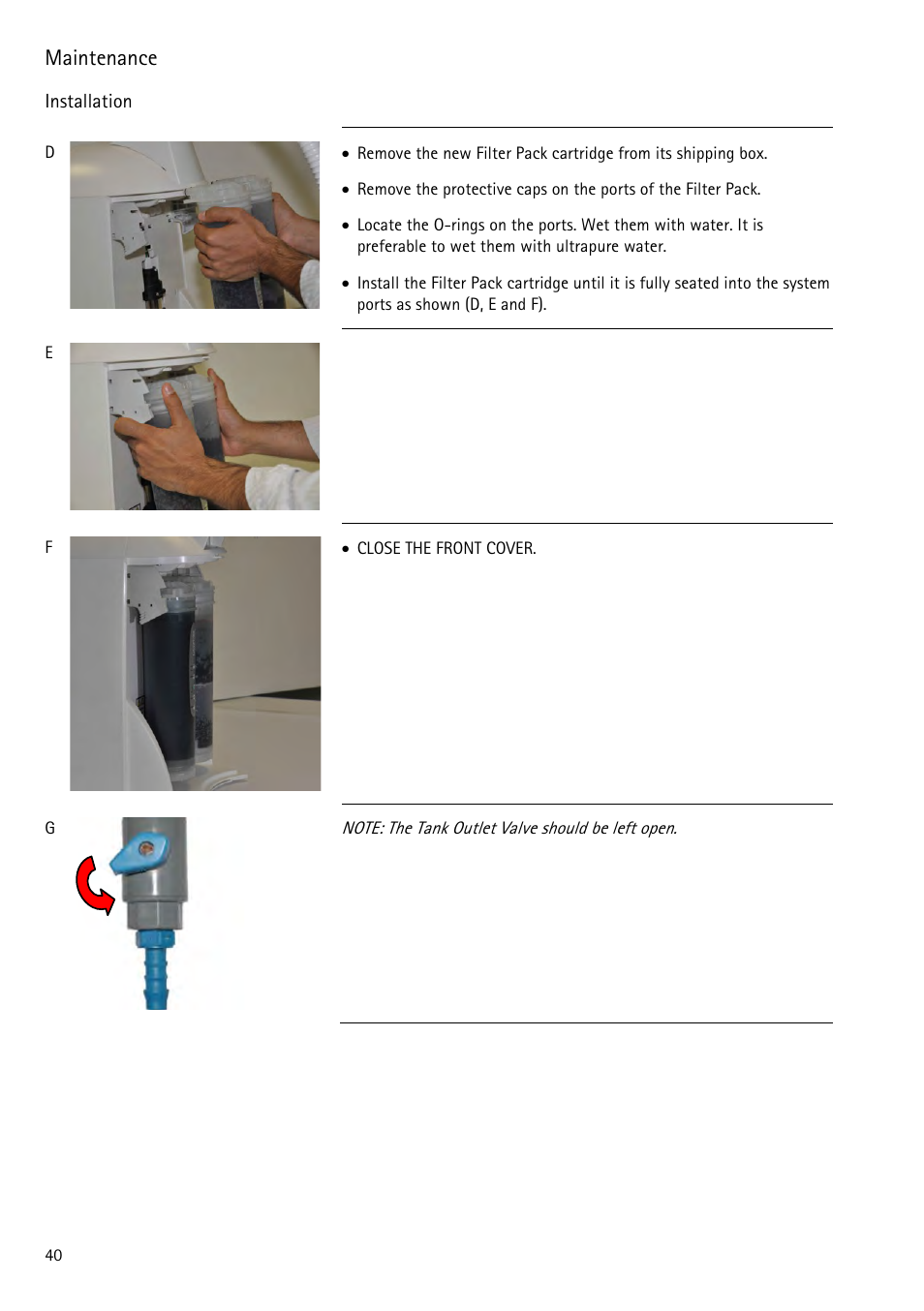 Labconco WaterPr BT Systems 90153 Series User Manual | Page 48 / 76