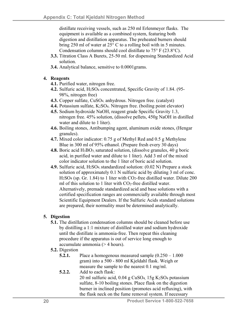 Labconco Hooded Combination (Macro) Kjeldahl Systems 21178 Series User Manual | Page 24 / 27