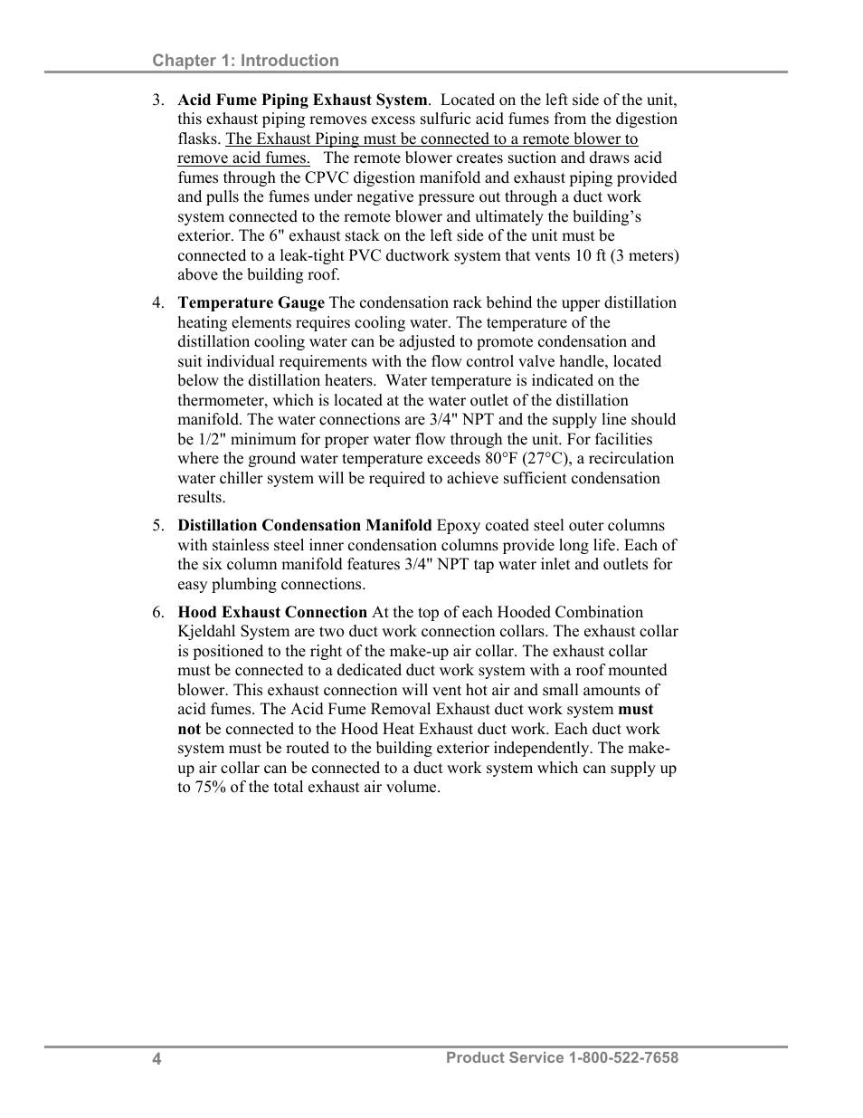 Labconco Hooded Combination (Macro) Kjeldahl Systems 21178 Series User Manual | Page 8 / 27