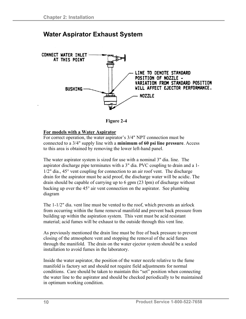 Water aspirator exhaust system | Labconco Hooded Combination (Macro) Kjeldahl Systems 21179 Series User Manual | Page 13 / 29