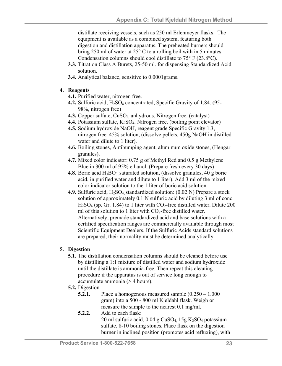 Labconco Hooded Combination (Macro) Kjeldahl Systems 21179 Series User Manual | Page 26 / 29