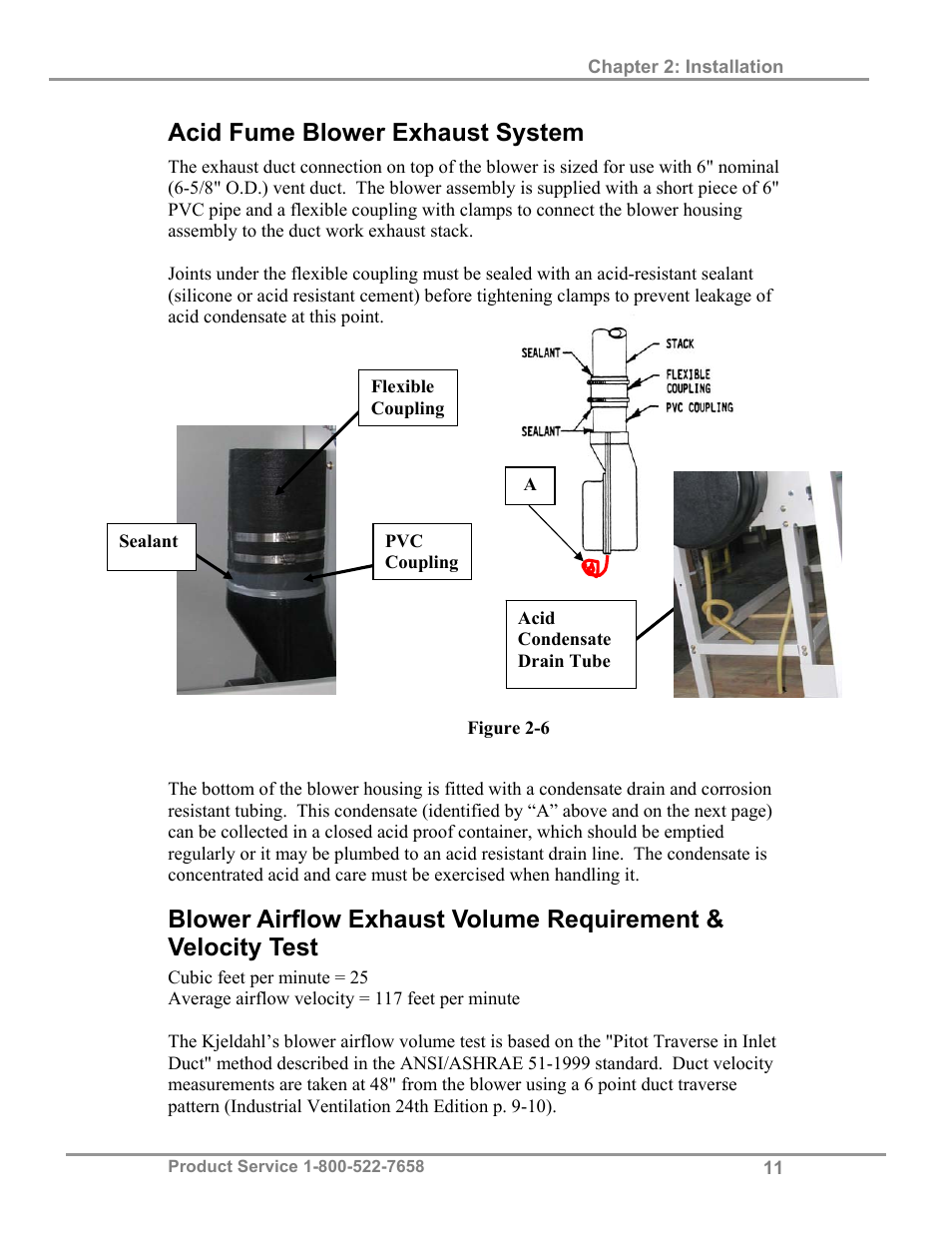 Acid fume blower exhaust system | Labconco Open Combination (Macro) Kjeldahl Systems 21237 Series User Manual | Page 14 / 27