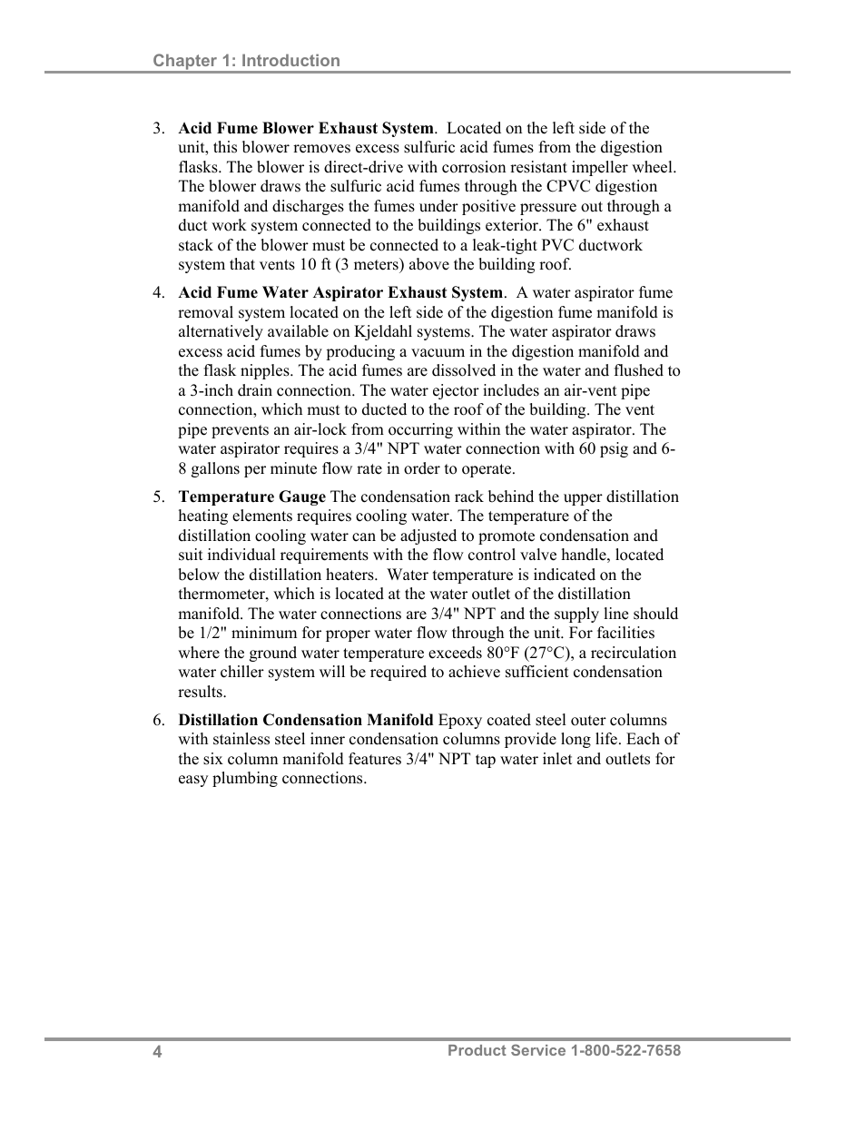 Labconco Open Combination (Macro) Kjeldahl Systems 21237 Series User Manual | Page 7 / 27