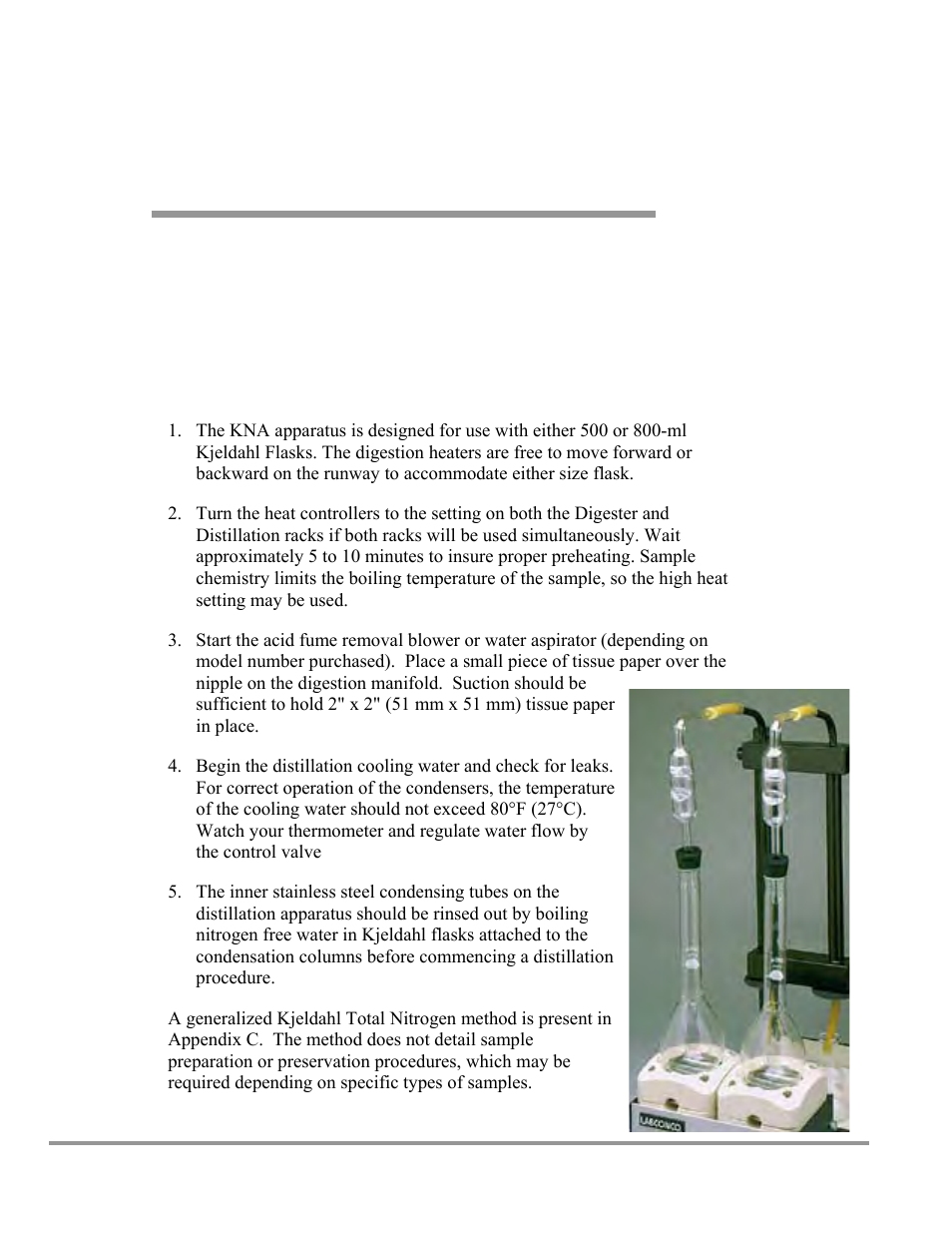 Labconco Open Combination (Macro) Kjeldahl Systems 2123Series User Manual | Page 16 / 25