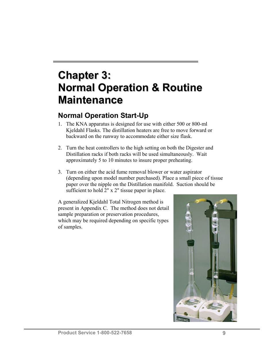 Labconco Two and Six-Place (Macro) Kjeldahl Distillation Systems 2127603 User Manual | Page 12 / 21