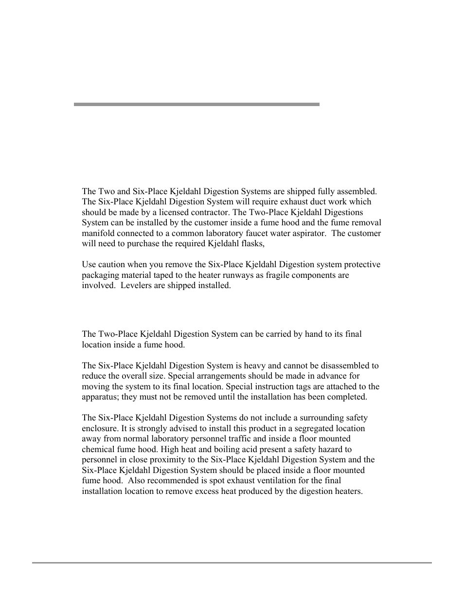Labconco Two and Six-Place (Macro) Kjeldahl Distillation Systems 2125603 User Manual | Page 10 / 23