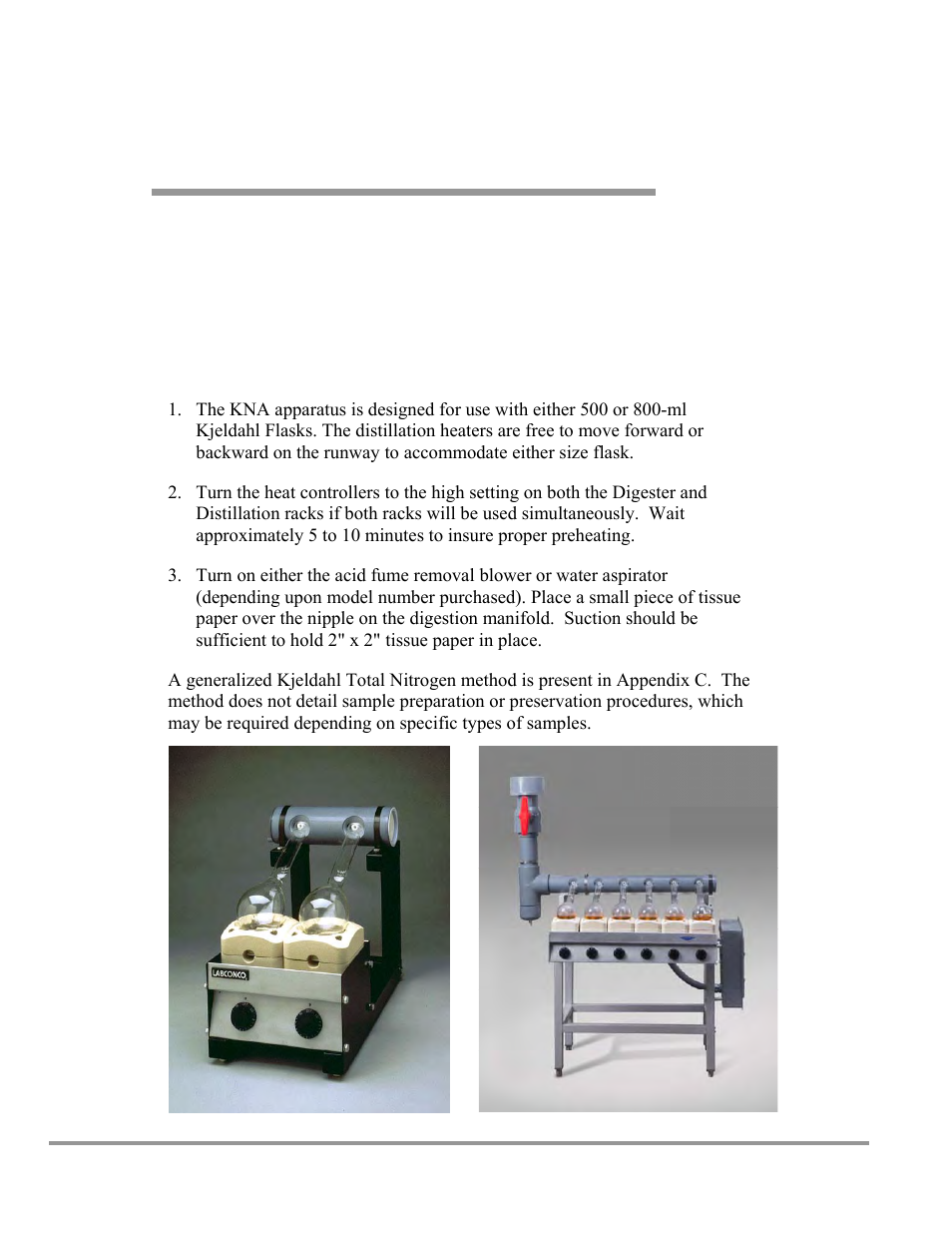 Labconco Two and Six-Place (Macro) Kjeldahl Distillation Systems 2125603 User Manual | Page 14 / 23