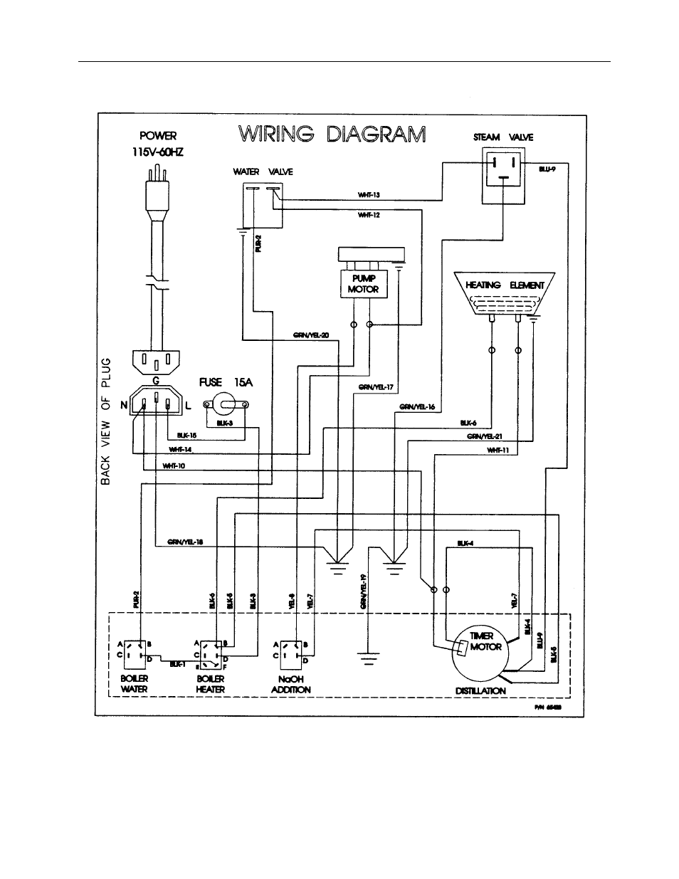 Wiring diagram | Labconco RapidStill II 65200 User Manual | Page 32 / 39