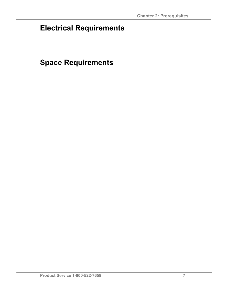 Electrical requirements, Space requirements | Labconco Purifier Filtered PCR Enclosures 3970425 User Manual | Page 11 / 55