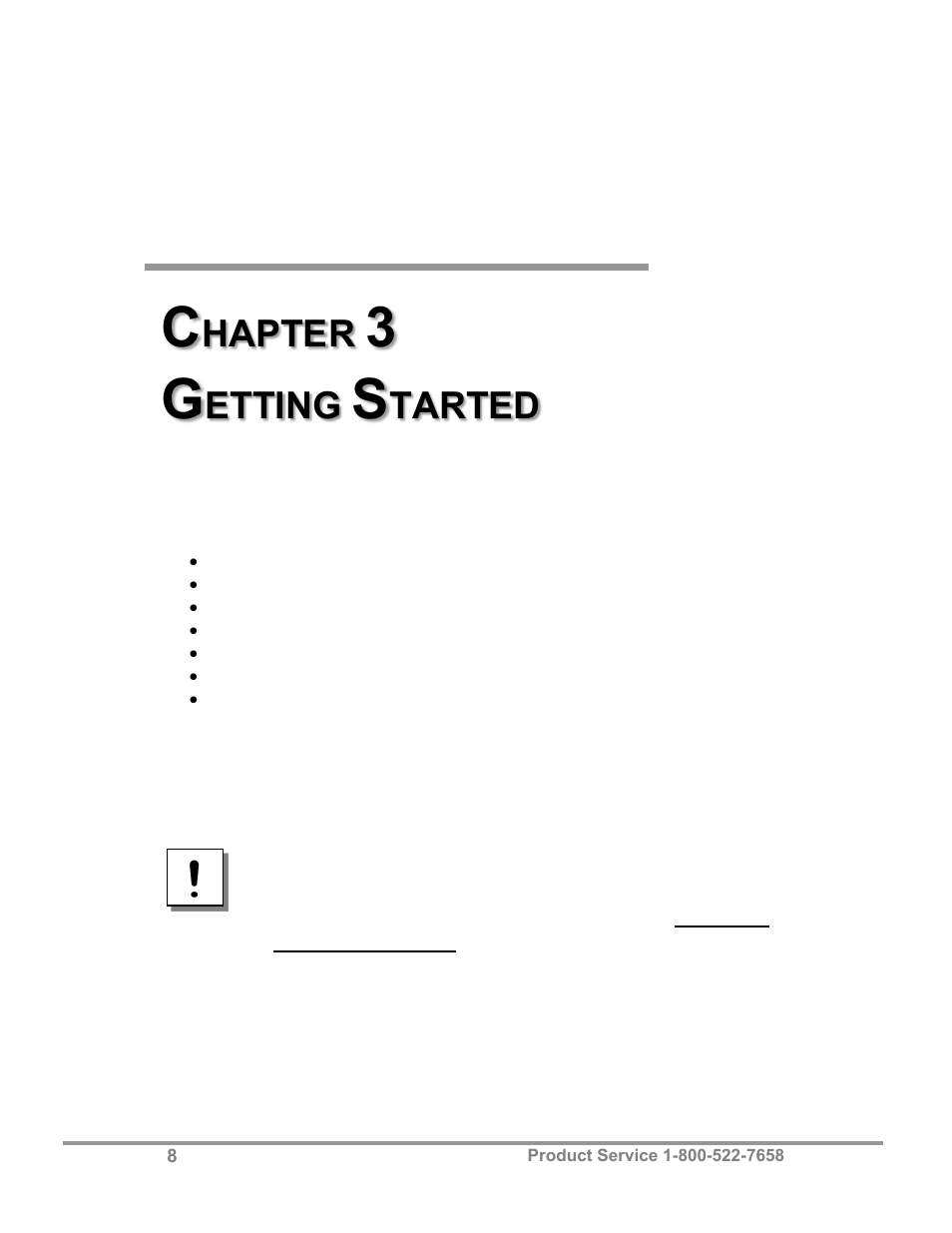 Hapter, Etting, Tarted | Labconco Purifier Filtered PCR Enclosures 3970425 User Manual | Page 12 / 55