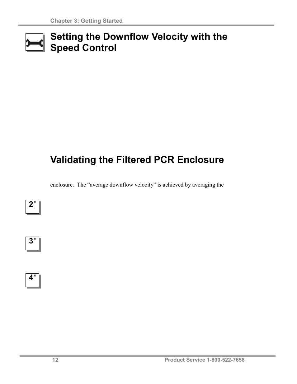 Validating the filtered pcr enclosure | Labconco Purifier Filtered PCR Enclosures 3970425 User Manual | Page 16 / 55