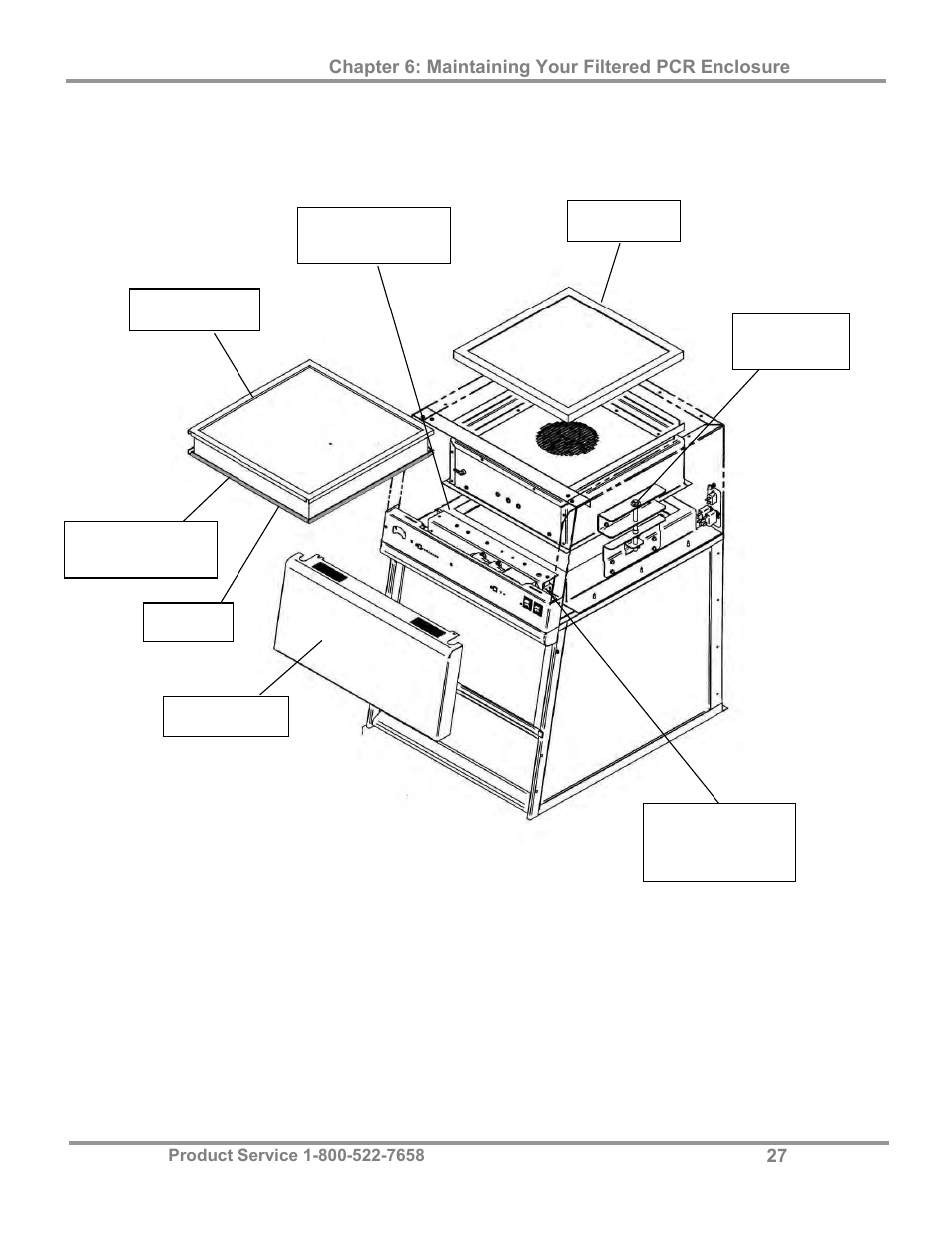Labconco Purifier Filtered PCR Enclosures 3970425 User Manual | Page 31 / 55