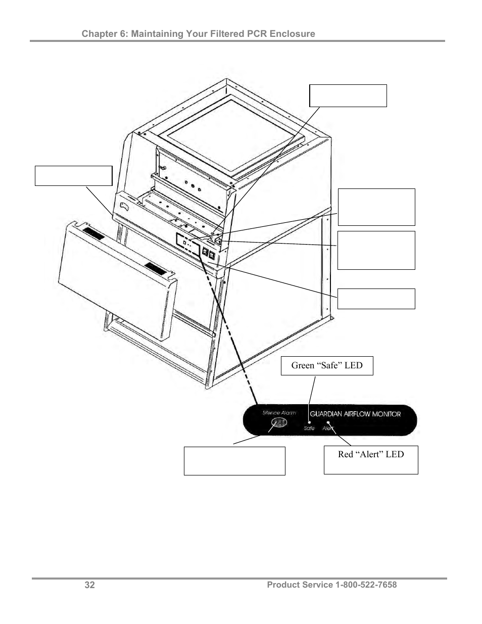 Labconco Purifier Filtered PCR Enclosures 3970425 User Manual | Page 36 / 55