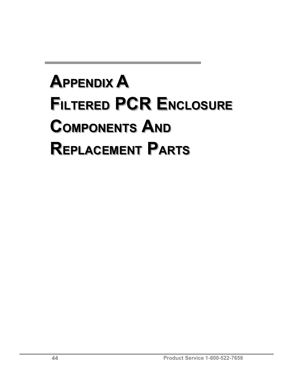 Pcr e | Labconco Purifier Filtered PCR Enclosures 3970425 User Manual | Page 48 / 55
