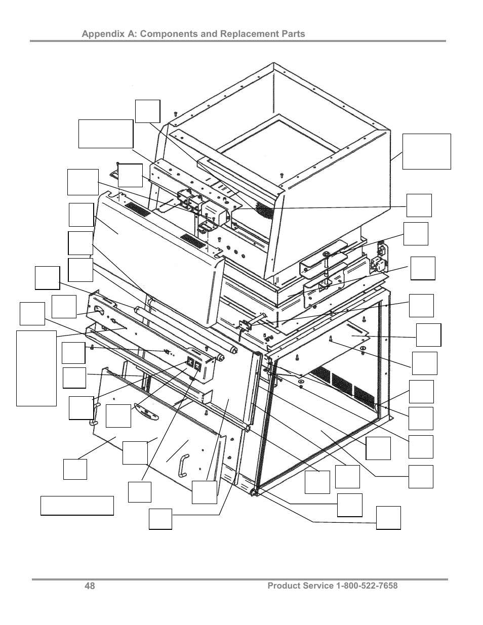 Labconco Purifier Filtered PCR Enclosures 3970425 User Manual | Page 52 / 55