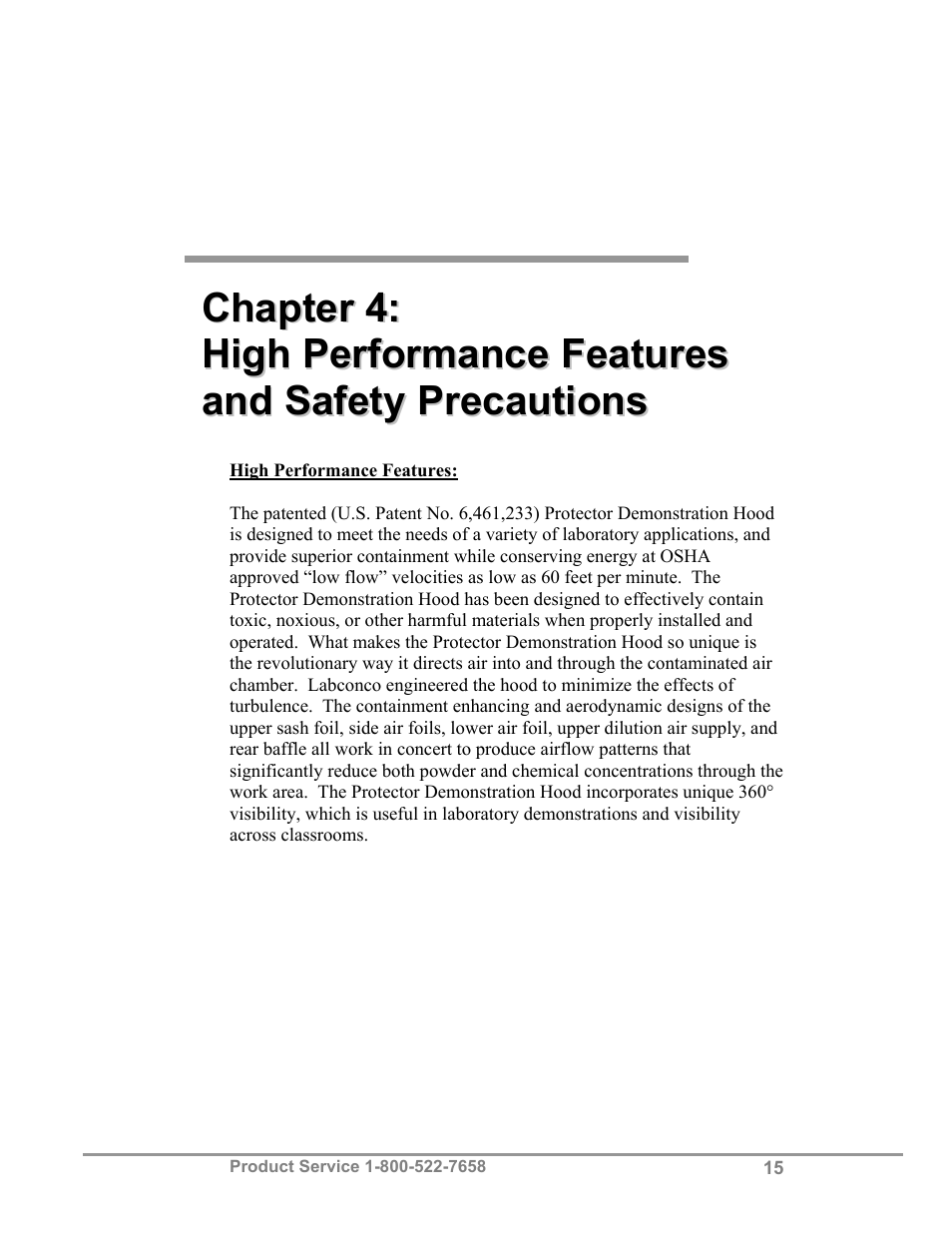 Labconco Protector Demonstration Hoods 3945021 User Manual | Page 19 / 60