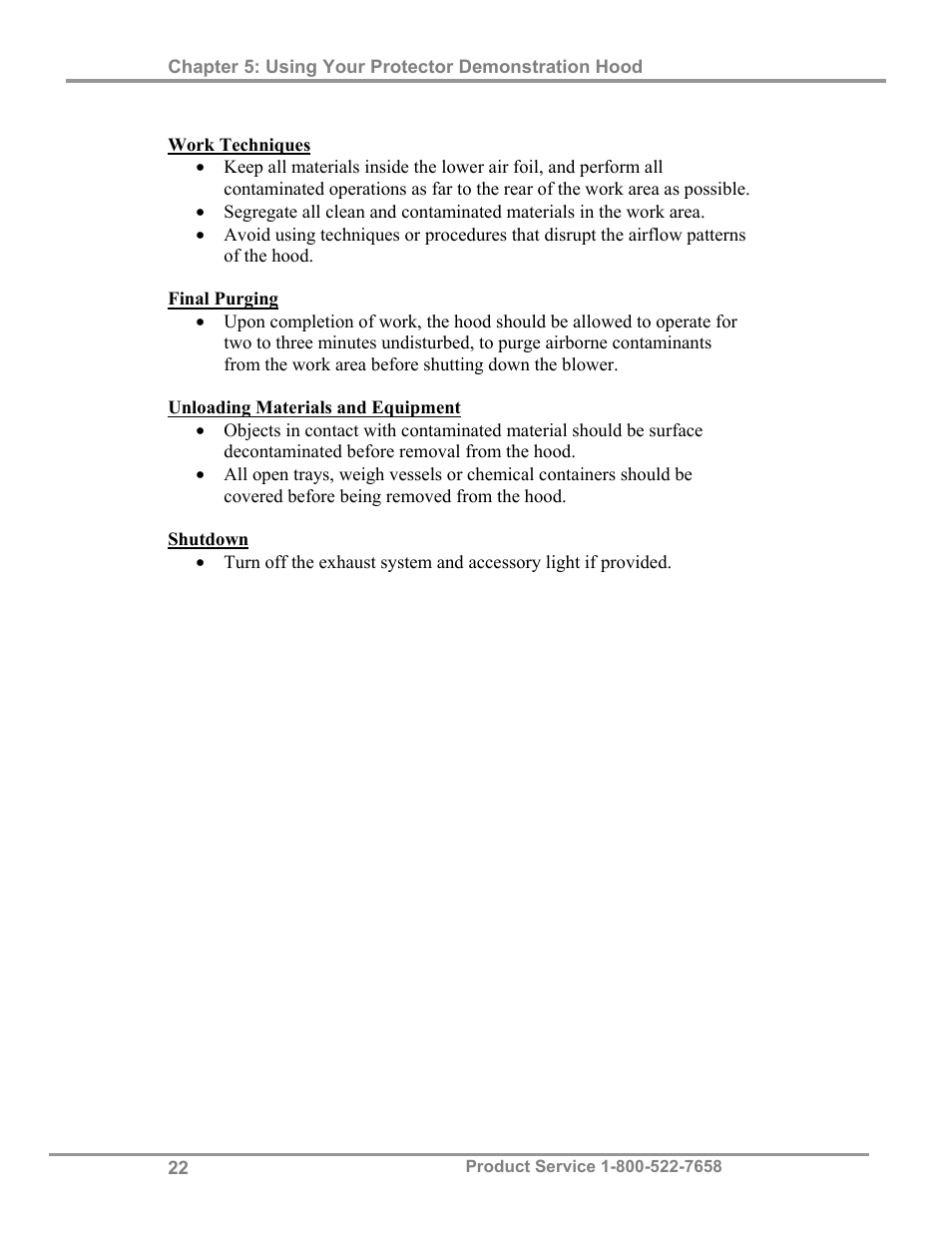 Labconco Protector Demonstration Hoods 3945021 User Manual | Page 26 / 60