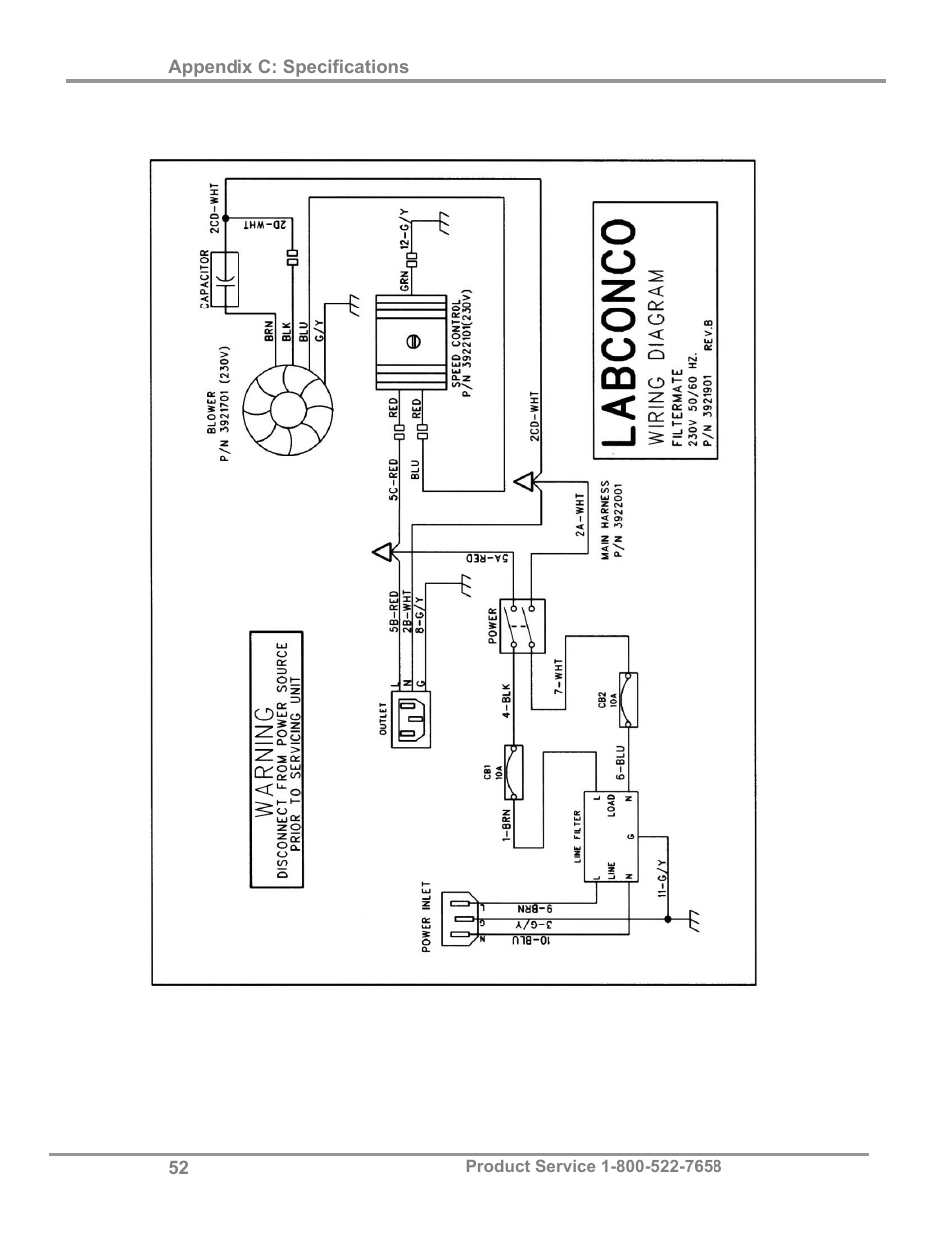 Labconco Protector Demonstration Hoods 3945021 User Manual | Page 56 / 60