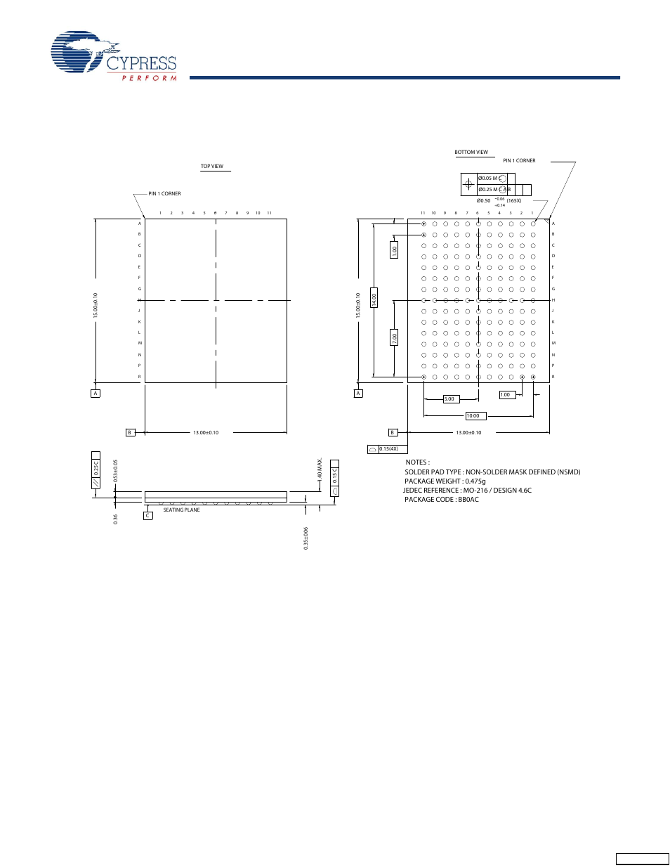 Package diagrams, Continued), Feedback | Cypress CY7C1347G User Manual | Page 20 / 22