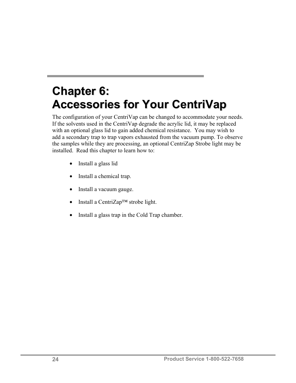 Labconco CentriVap Centrifugal Concentrators and Cold Traps 74750 Series User Manual | Page 28 / 53