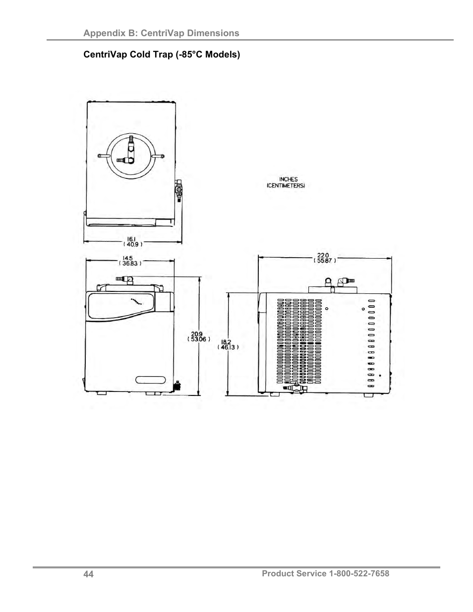 Labconco CentriVap Centrifugal Concentrators and Cold Traps 74750 Series User Manual | Page 48 / 53