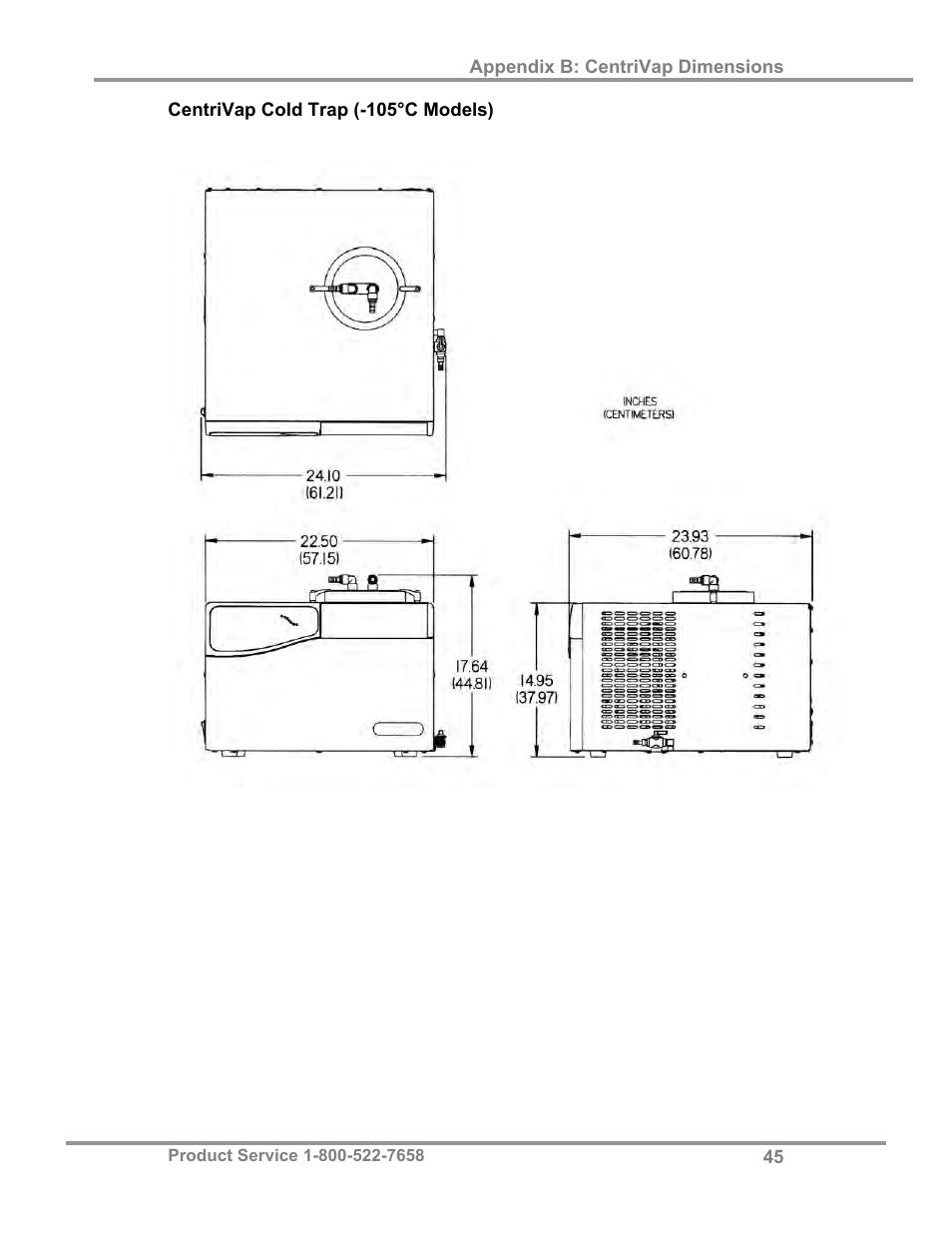 Labconco CentriVap Centrifugal Concentrators and Cold Traps 74750 Series User Manual | Page 49 / 53
