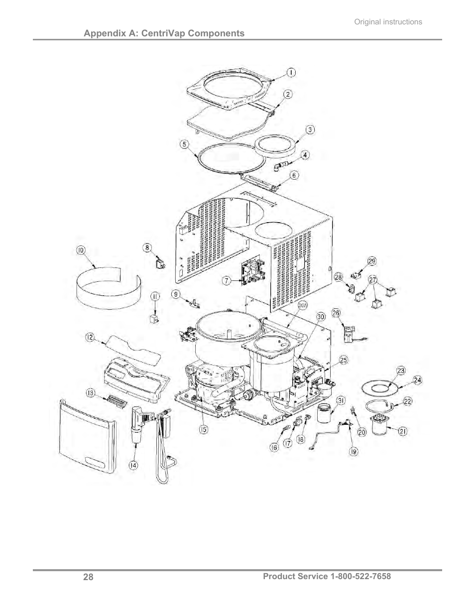 Labconco CentriVap Complete Vacuum Concentrator 73150 Series User Manual | Page 32 / 38
