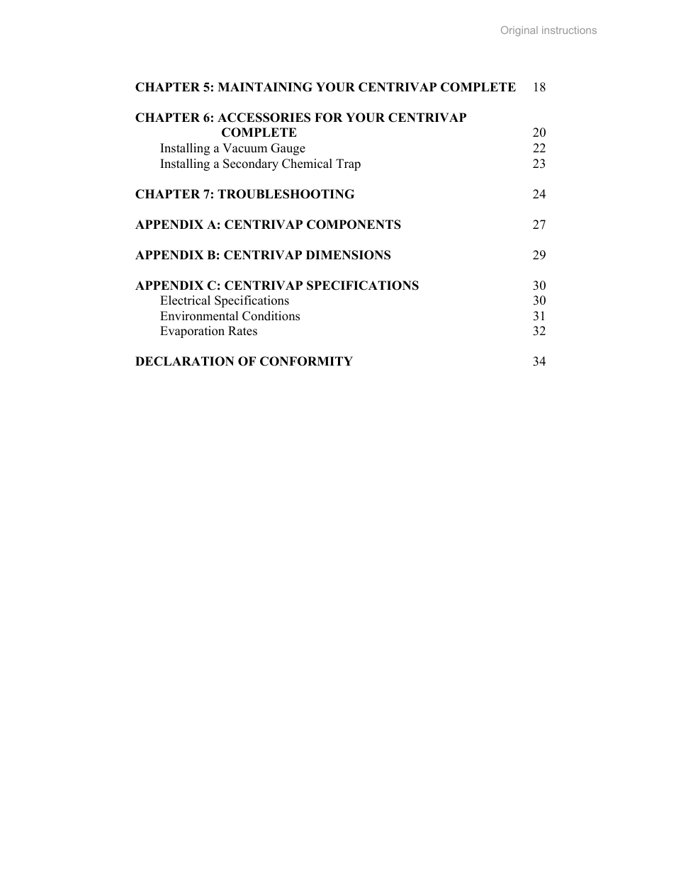 Labconco CentriVap Complete Vacuum Concentrator 73150 Series User Manual | Page 4 / 38