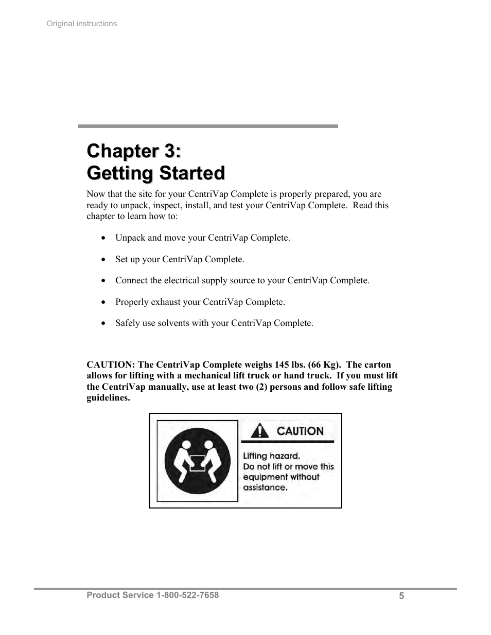 Labconco CentriVap Complete Vacuum Concentrator 73150 Series User Manual | Page 9 / 38