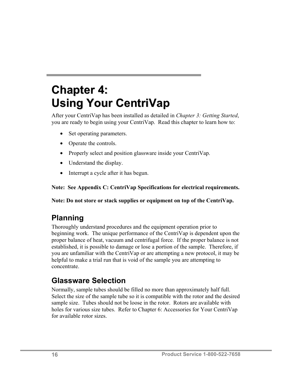 Labconco CentriVap Concentrators and Cold Traps 74750 Series User Manual | Page 20 / 53