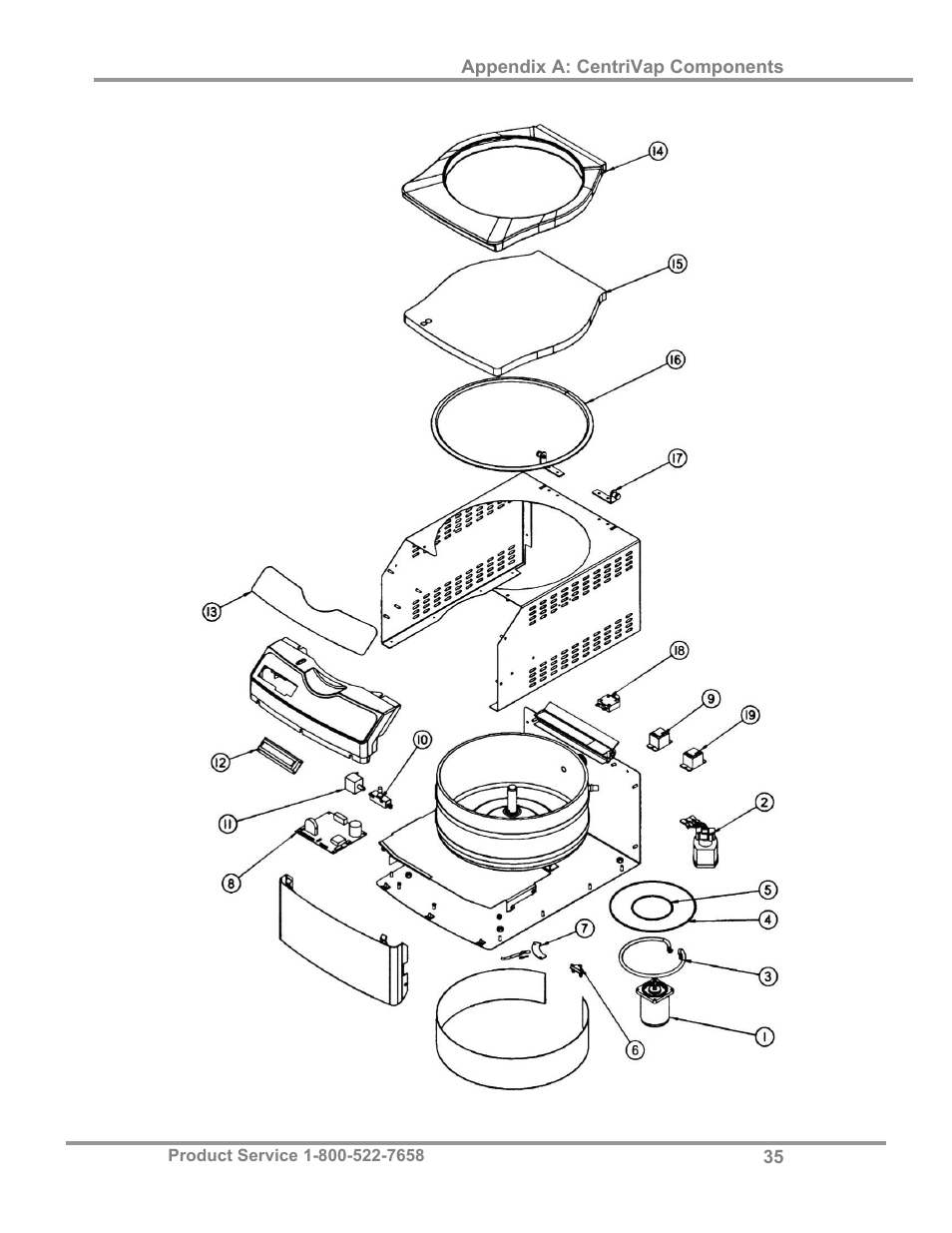 Labconco CentriVap Concentrators and Cold Traps 74750 Series User Manual | Page 39 / 53