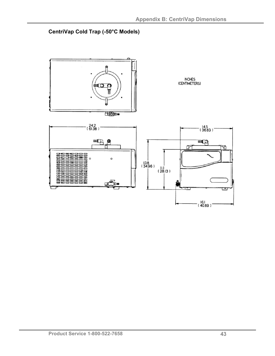 Labconco CentriVap Concentrators and Cold Traps 74750 Series User Manual | Page 47 / 53